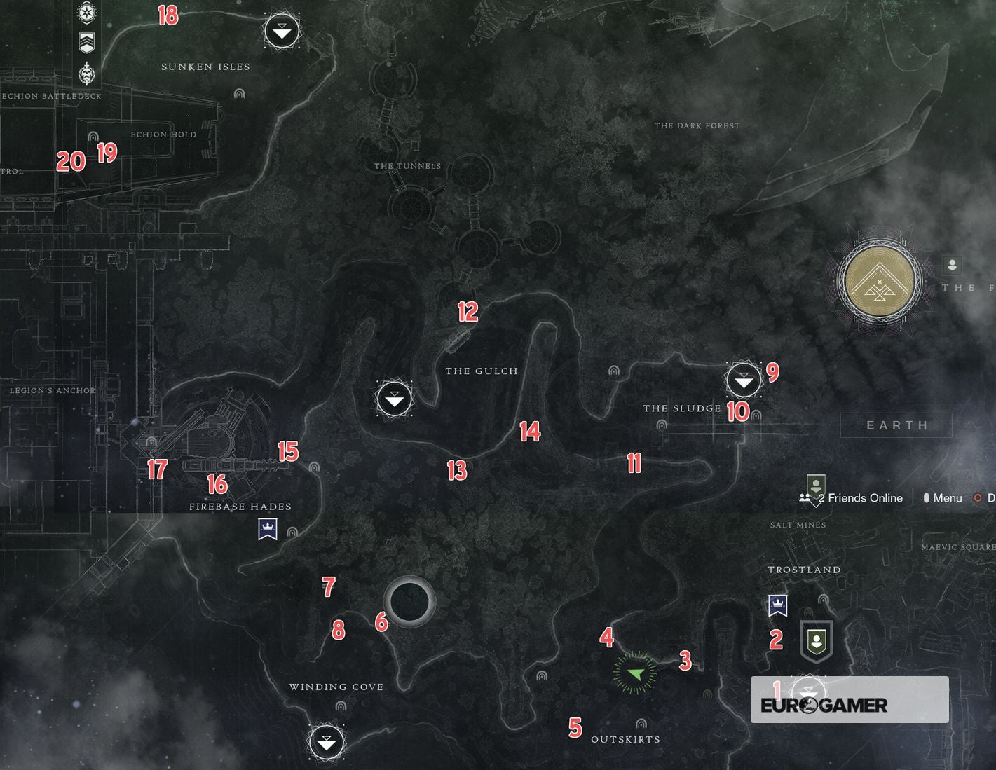 Destiny 2 Region Chest locations list where to find every regional